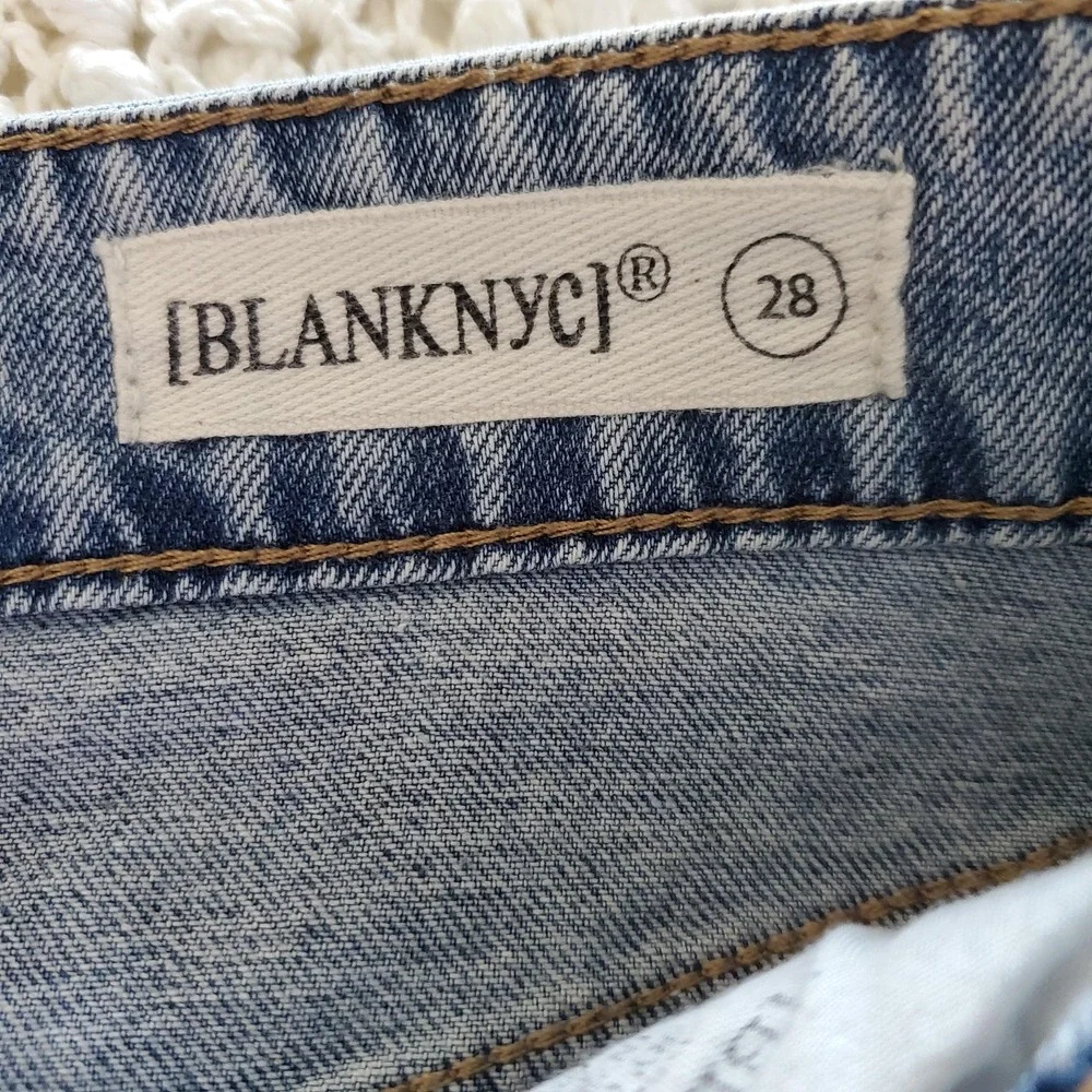 BLANK NYC Maxi Denim Skirt Women 28 Pockets Slit Cotton Blue Boho Festival Gypsy
